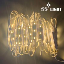 SS라이트 LED 3구모듈 1개 50개, JPL 0.72W 전구색