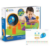 (러닝리소스) 코드앤고 로봇마우스 코딩세트/LER2831/코딩게임, 단품