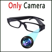 태블릿모니터 휴대용 평면 안경 DV/DVR 카메라 720p 웨어러블 오디오 레코더 야외 보안 모션 모니터 지원, 01 Only Camera
