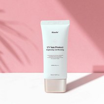 블라우쉐 끈적임 없고 유분기 없는 3중 기능성 톤업 선크림 SPF50+톤업선크림 선크림 자외선차단제 혼합자차 무기자차 유기자차 끈적임없는선크림 유분기없는선, 본상품