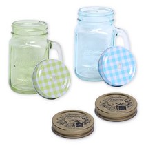 컬러 드링크자 450ml/580ml + 뚜껑, 그린, 450ml