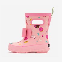 보그스 아동용 스키퍼 쉐입스핑크 레인부츠
