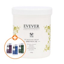 이브에버 대용량 알에프 고주파 마사지크림 1000g + 템푸스21 에센스 50ml 랜덤 증정