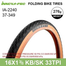 INNOVA MTB 자전거 와이어 타이어 29x2.25/29x2.21/27x2.25/27x2.1 인치 안티 펑크 타이어 700x25C 도로 자전거 타이어 사이클링 타이어, 접는 16인치 2