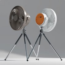 캠핑 미니 서큘레이터 멀티팬 무선 선풍기 실링팬 타프팬 리모컨 휴대용 충전식, 그레이