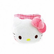 헬로키티 체크 주머니 연필꽂이 핸드폰거치대 컵홀더