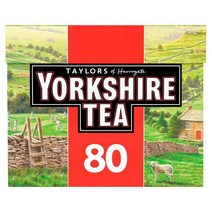 커피대용차 영국드립백 요크셔 차 티백 따뜻한차 Yorkshire 80 per pack, 6세트