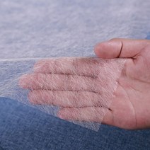 접착 심지 의류 안감 diy 재봉을위한 1 × 1.5m 부직포 가용성 재봉 직물 양면 핫멜트 필름 라이닝에 쉬운 다리미, 45g