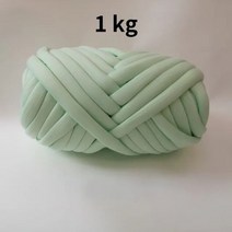 목도리 실 손뜨개 손 뜨개질용 두꺼운 슈퍼 부피가 큰 원사 1KG 크로셰 뜨개질 부드러운 면화 DIY 팔 담요용 로빙 스피닝 232895, 1kg 연두색