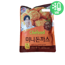 롯데푸드 쉐푸드 Chefood 미니돈까스380g 꼬마돈까스/돈카츠/간식/안주/반찬, 1개, 380g