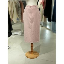 르샵 leshop LC18SK030 골지 뒷밴딩 트임 H라인 스커트