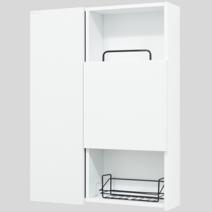 욕실수납장 - 갤럭시01(PS도어) 화이트