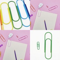 홈앤블리 대형 왕클립 예쁜문구 특대클립