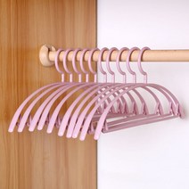 레디박스 어깨뿔 방지 논슬립 라인 옷걸이, 핑크 20개입