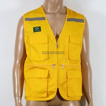 [P1M] ITR-v3a 노란조끼 춘추복 무재해 홍보용조끼단체복 / 도우미조끼 안전제일조끼 조끼단체복 주차조끼 홍보용조끼 ( P1M / 73254EA )