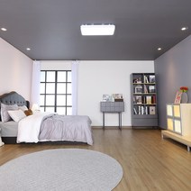 비츠온 LED조명 천장등 거실등 LED 스퀘어 4등 100W KS 주광, 화이트