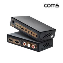 Coms 4K 60Hz HDMI 오디오 분리 컨버터 오디오광 RCA AS896