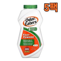 Odor Eaters 오더이터 풋 파우더 170g, 5팩