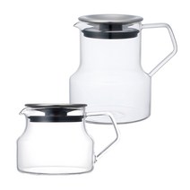 킨토 캐스트 드링크 티 포트 - 450ml 클리어, 혼합색상