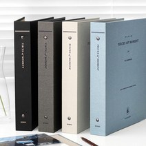 아이코닉 메모리 바인더 커버 포토앨범, BLACK