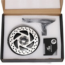 잘나가는Monorim-MD500W 맥스 모터 데크 나인봇 G30 용 전기 스쿠터 후면 수정된 140mm 디스크 브레이크, 01 Black set, 한개옵션1