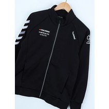 W(S)험멜 집업져지 트랙탑 블랙 기모 축구풋살