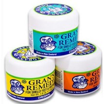 뉴질랜드 GRANS REMEDY 발냄새완화 쿨링파우더 50g 2+1행사, 50g 2개+50g 1개