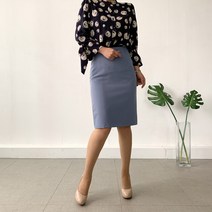 네모 테라 베이직 데일리 H라인 하프 스커트