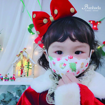 이로와 크리스마스 마스크 연말 유치원 어린이집 파티 선물 소형 초소형 5매입 아동마스크, 초소형 (5매입)