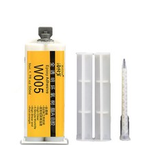 접착제주사기 투명에폭시50ml 에폭시 아크릴 접착제 AB 구조용 목재 1:1 수지 금속 세라믹용 빠른 건조 투, 01 50ml