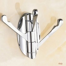 욕실 스텐 옷걸이 후크 걸이 병원용 나비 니켈 옷걸이 행거 벽고리 3구