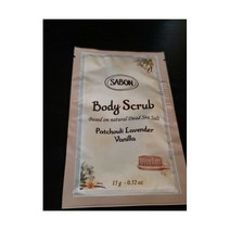 SABON 사봉 Body Scrub Patchouli Lavender Vanilla 15g/.52oz Sample 108266