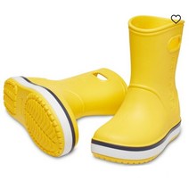 크록스 엔씨크록스 크록밴드 레인부츠 키즈 옐로우 장화 노랑