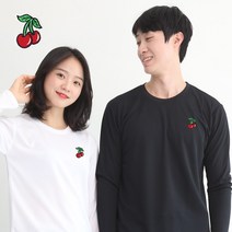 멋지군 쿨론 기능성 라운드 긴팔 체리자수 쿨 티셔츠