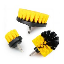 세차용 드릴 브러쉬 청소솔 닦아드릴 3종세트, 드릴브러쉬 3종세트