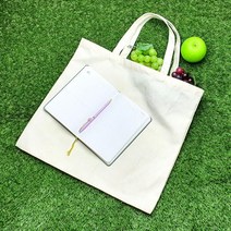 캔버스 가방 그림 여성 에코백 숄더백 판촉 무지 캔버스백 베이지 가로L 패션 잡화