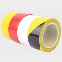 체육관 주차장 PVC 마스킹테이프 바닥테이프 접착용품, 노랑