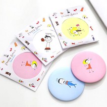 미니거울 휴대용 원형손거울 랜덤발송 100개