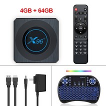VONTAR 스마트 RGB 라이트 TV 박스 안드로이드 11 4GB 64GB 32GB 2GB 16GB 와이파이 미디어 플레이어 TVBOX 8K 셋톱 박스 X96 X4 Amlogic, 영국 플러그_4G 64G backlit key