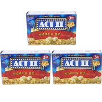 액트투 전자렌지용 팝콘 234g(78g x 3개입) x 3개, 702g, 1세트