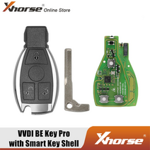 차찌그러짐복원 랩토라이너 글루텐트 차찌그러짐 xhorse vvdi be key pro 벤츠용 스마트 키 쉘 3 버튼이 있는 개선된 버전 vvdi mb 도구용 무료 토큰 1개, 로고가 없는 10세트