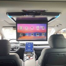 차량 뒷자석 모니터 천장 TV 설치 캐라반 캠핑카 SUV, 15.6인치MP5미러링+HDMIIPS