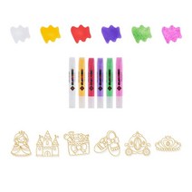 스테인드 글라스 데코 모빌 만들기 공주 모양틀 6종