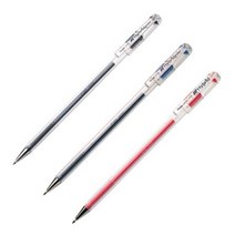 [펜탈] 중성펜 하이브리드 K105 0.5mm (색상 선택), 0.5mm/레드