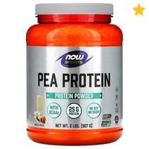 나우푸드 피 프로틴 완두콩 단백질 Pea Protein 바닐라 토피 907g, 1개