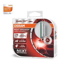 오스람 HID 나이트 브레이커 레이저 제논램프 4500K D4S 2p, 혼합색상