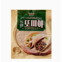 요리하다 통밀 또띠아 (225G), 3개, 225g
