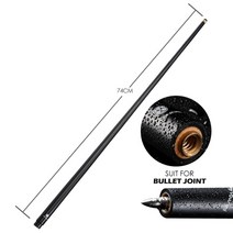 당구팁 초크 큐팁 중국 브랜드 preoaidr 당구 풀 큐 단일 샤프트 전문 탄소 섬유, 총알 조인트, 13mm