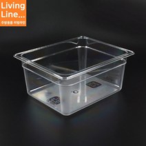 Kitchen 1/2 PC 음식 보관용기 밧드 업소용 냉장고 정리함 밧트 식당 바트, ♡PC밧드 6인치 1/2♡, [ 일반뚜껑포함 1개 ]