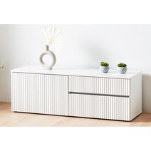원룸가구 트랜디 템바보드 TV대 거실장(120cm 3색) AV장 예쁜 티브다이, 01.화이트